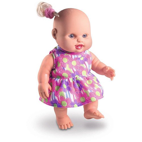 Boneca Milkinha Vinil 22CM Cabelo Crespo Colecionável