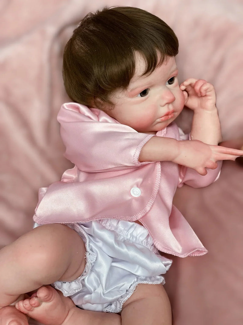 Bebê Reborn Hiper Realista Safira