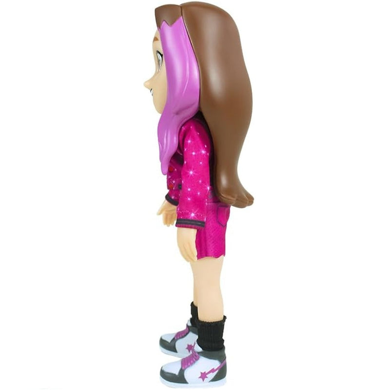 Boneca Emilly Vick Dos Rosa Youtuber Vinil 25cm