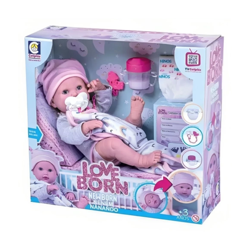 Boneca Love Born Nenem Nanando
