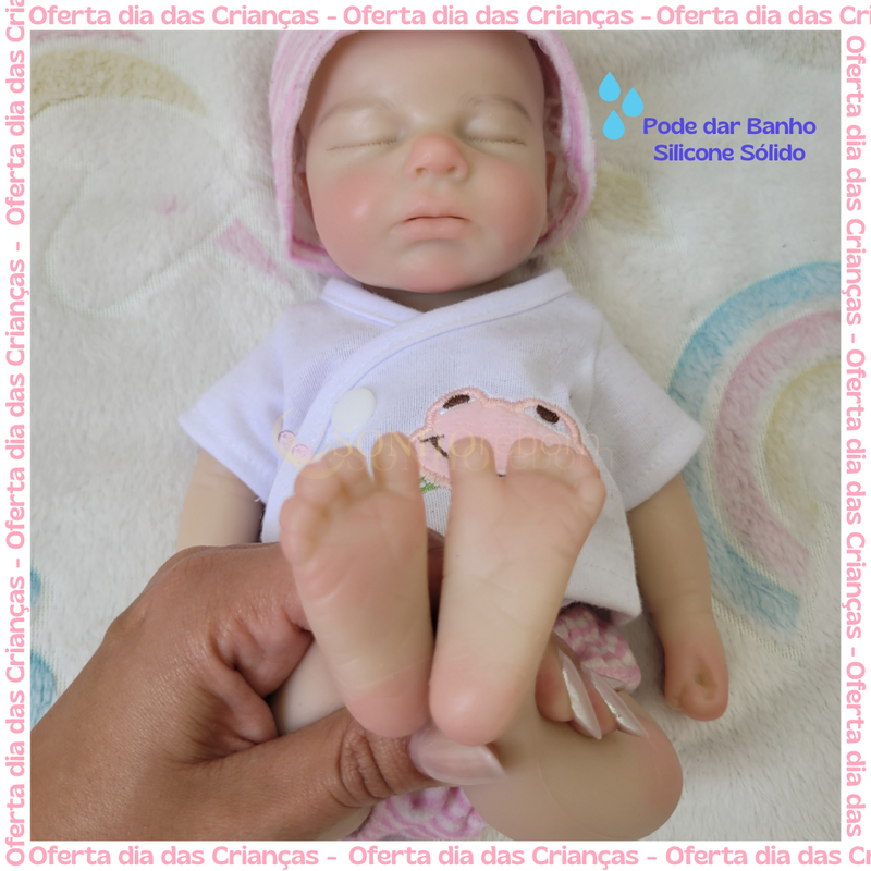 Bebê Reborn Hiper Realista Catarina