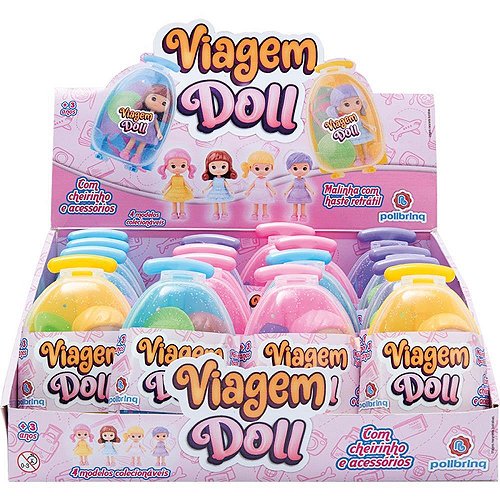 Boneca Sorvete DOLL 9CM com Cheirinho - Pacote com 12