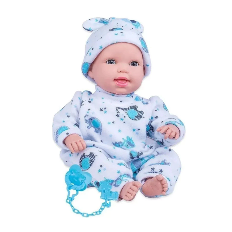 Boneca Miyo Menino Com Sons De Bebê