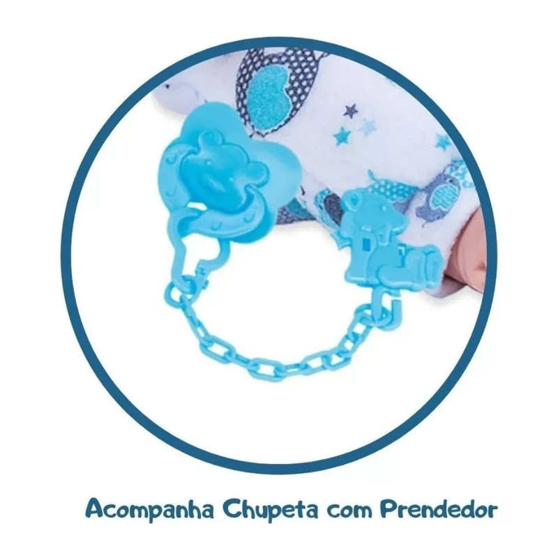 Boneca Miyo Menino Com Sons De Bebê