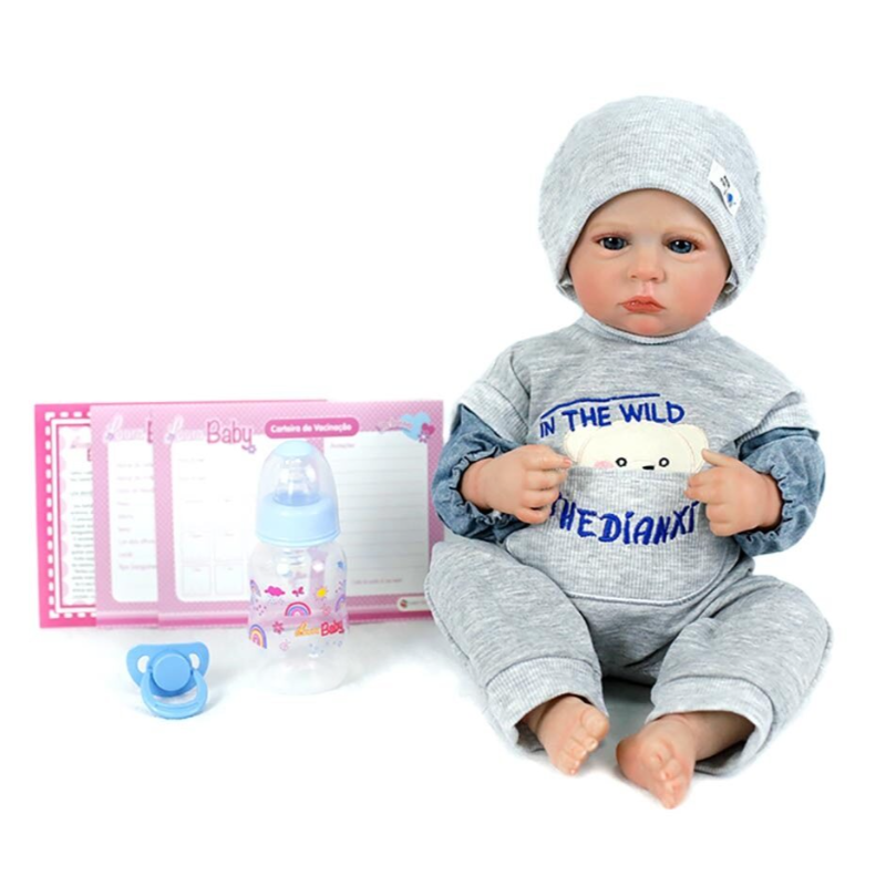 Boneca Bebê Reborn Laura Baby Oliver