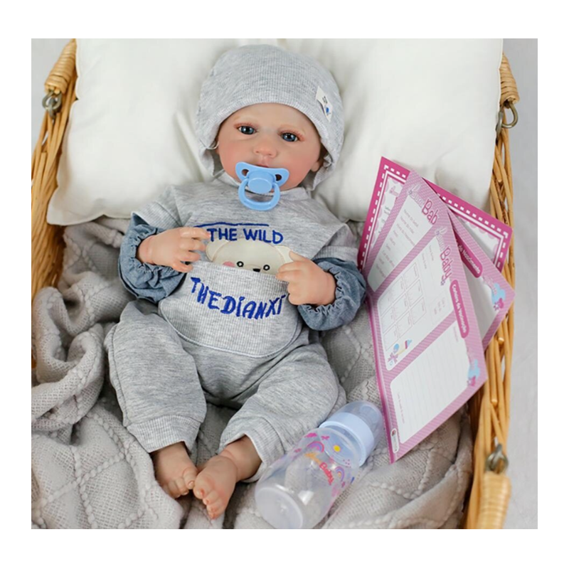 Boneca Bebê Reborn Laura Baby Oliver